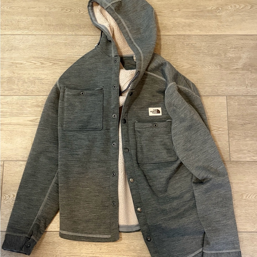 The North Face Men's Charcoal Hooded Jacket